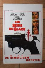filmaffiche Alain Delon les seins de glace filmposter, Rechthoekig Staand, Ophalen of Verzenden, Zo goed als nieuw, A1 t/m A3
