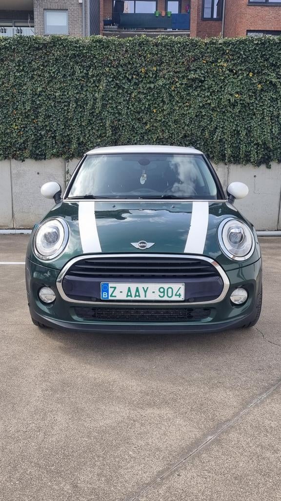 MINI COOPER 1.5 / BRITISH RACING GREEN / GEKEURD VR VERKOOP, Auto's, Mini, Bedrijf, Cooper, Adaptieve lichten, Airbags, Airconditioning