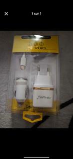 Ensemble chargeur allume cigare, Telecommunicatie, Mobiele telefoons | Telefoon-opladers, Ophalen