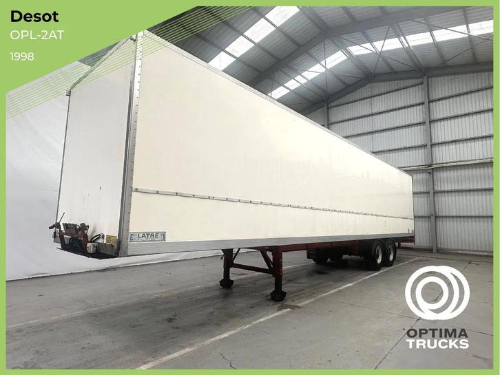 DESOT OPL-2AT (bj 1998), Auto's, Vrachtwagens, Bedrijf, Te koop, ABS, Aanhangers en Opleggers, Overige brandstoffen, Wit, BTW verrekenbaar