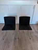 Ikea Bernhard stoelen (2 stuks) in zwarte stof, Tissus, Deux, Enlèvement, Utilisé