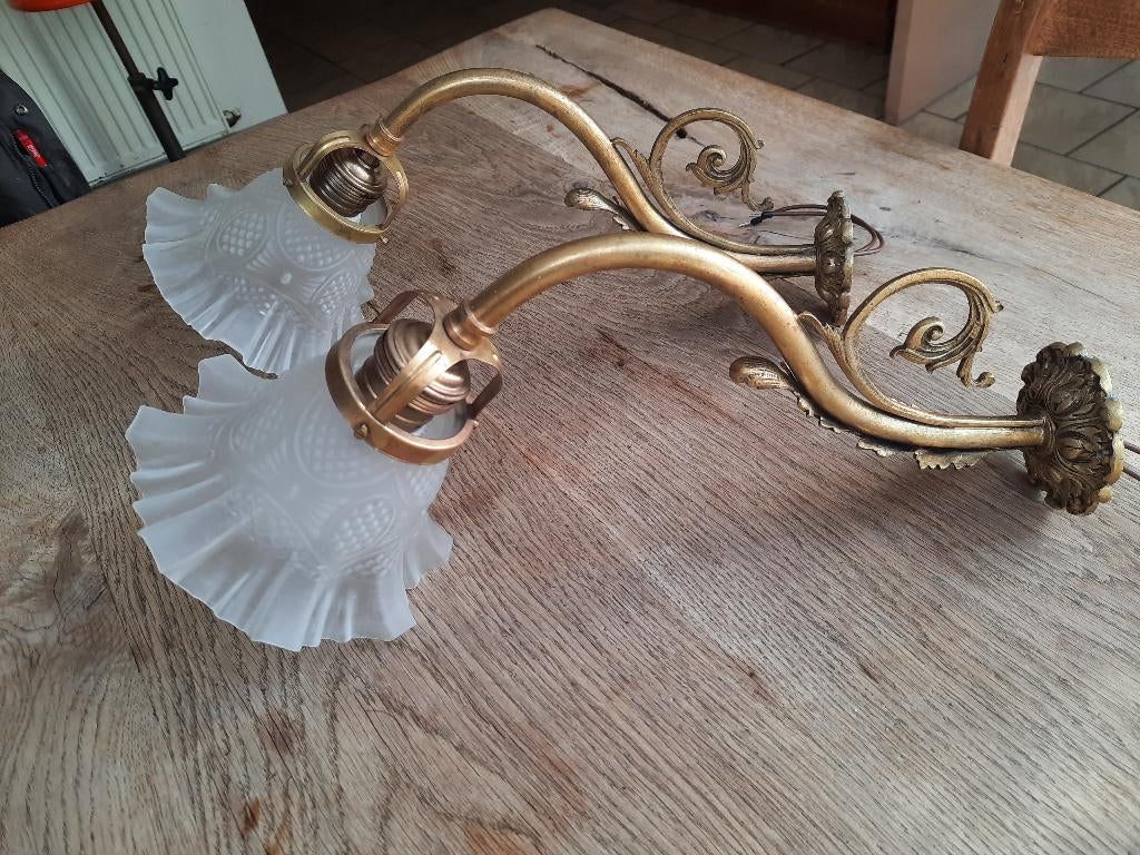 2 Appliques Art  nouveaux /Deco, Antiquités & Art, Enlèvement ou Envoi