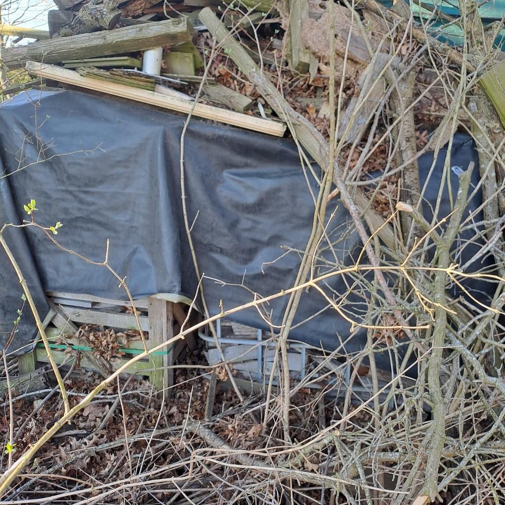 Gratis brandhout  enkel aanhangwagen vol, Enlèvement