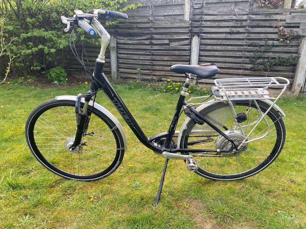 Elektrische damesfiets trek, Ophalen