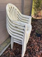 Tuinstoelen gratis af te halen, Tuin en Terras, Ophalen, Gebruikt, Kunststof, Stapelbaar