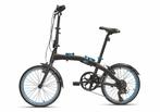 BMW Originele Vouwfiets – Zwart/Blauw – Compact, Ready to go, Fietsen en Brommers, Versnellingen, Batavus, Ophalen of Verzenden