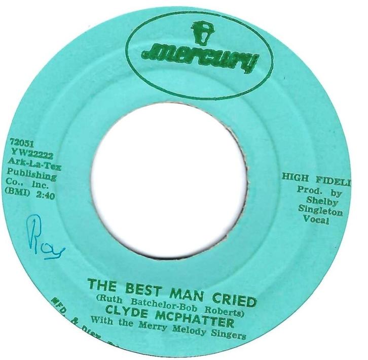 R&B 45: Clyde McPhatter – The Best Man Cried, Cd's en Dvd's, Vinyl Singles, Gebruikt, Single, R&B en Soul, 7 inch, Ophalen of Verzenden