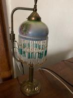 Mooie tafellampen ook aparte glazen en houten parels 12€/ pe, Enlèvement ou Envoi, Comme neuf