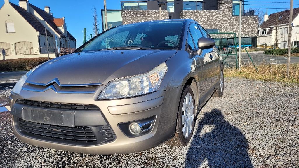 citroen C4 1.6i AIRCO 180000km 5deurs 2010, Argent ou Gris, Boîte manuelle, 5 portes, Tissu