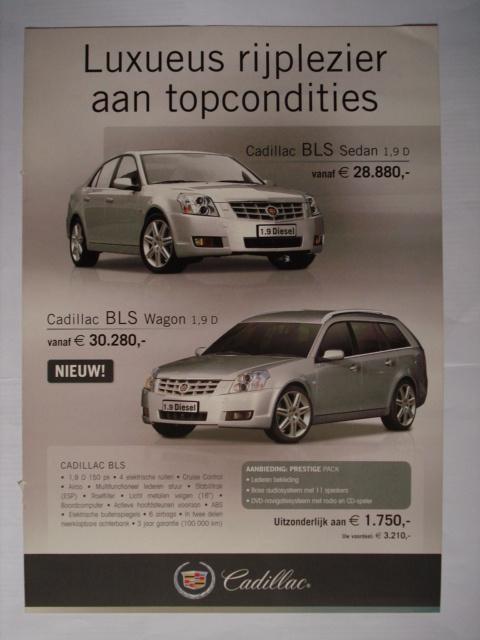 Cadillac/Corvette gamma 2008 Brochure Catalogue Prospekt, Verzenden, Gelezen, Chevrolet