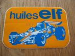 Vintage Sticker Huiles elf Elf II, Ophalen of Verzenden, Nieuw, Auto of Motor