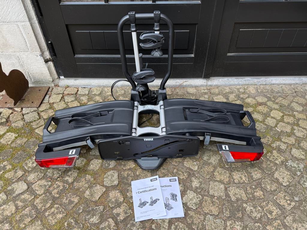 Thule EasyFold XT 933 fietsendrager in NIEUWSTAAT, Autos : Divers, Porte-vélos, Neuf, Support d'attelage, 2 vélos, Pneus larges