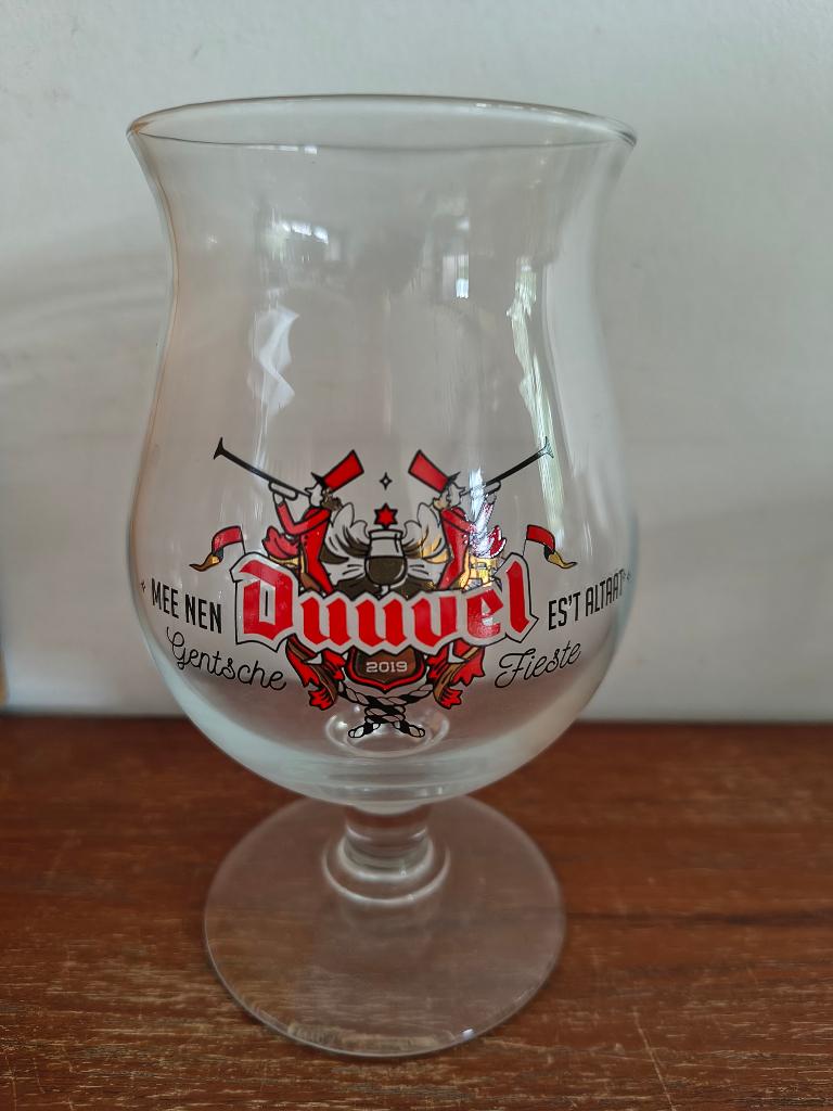 Duvel glas Gentse Feesten 2019, Verzamelen, Biermerken, Ophalen, Zo goed als nieuw, Glas of Glazen, Duvel