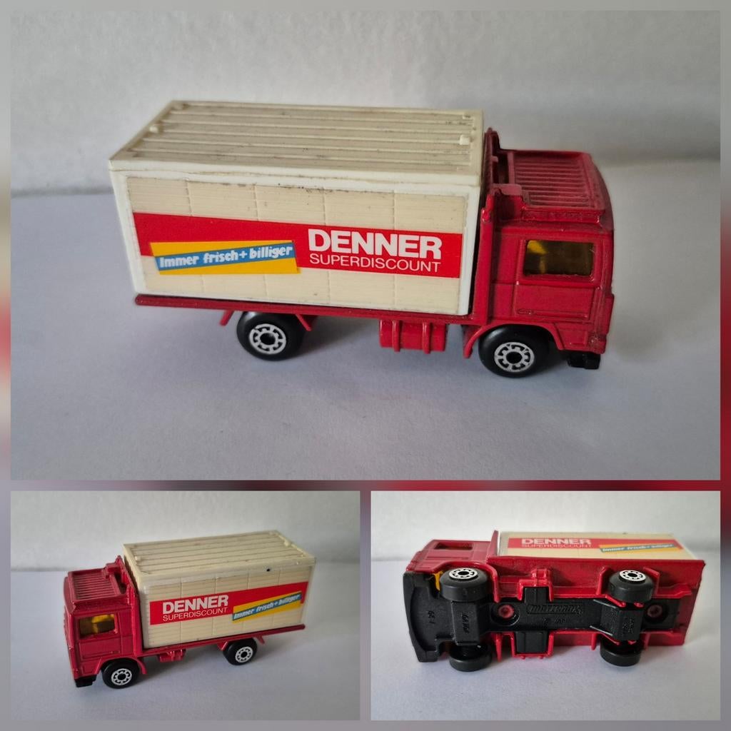 Matchbox Volvo container truck "Denner"., Ophalen of Verzenden, Gebruikt, Bus of Vrachtwagen