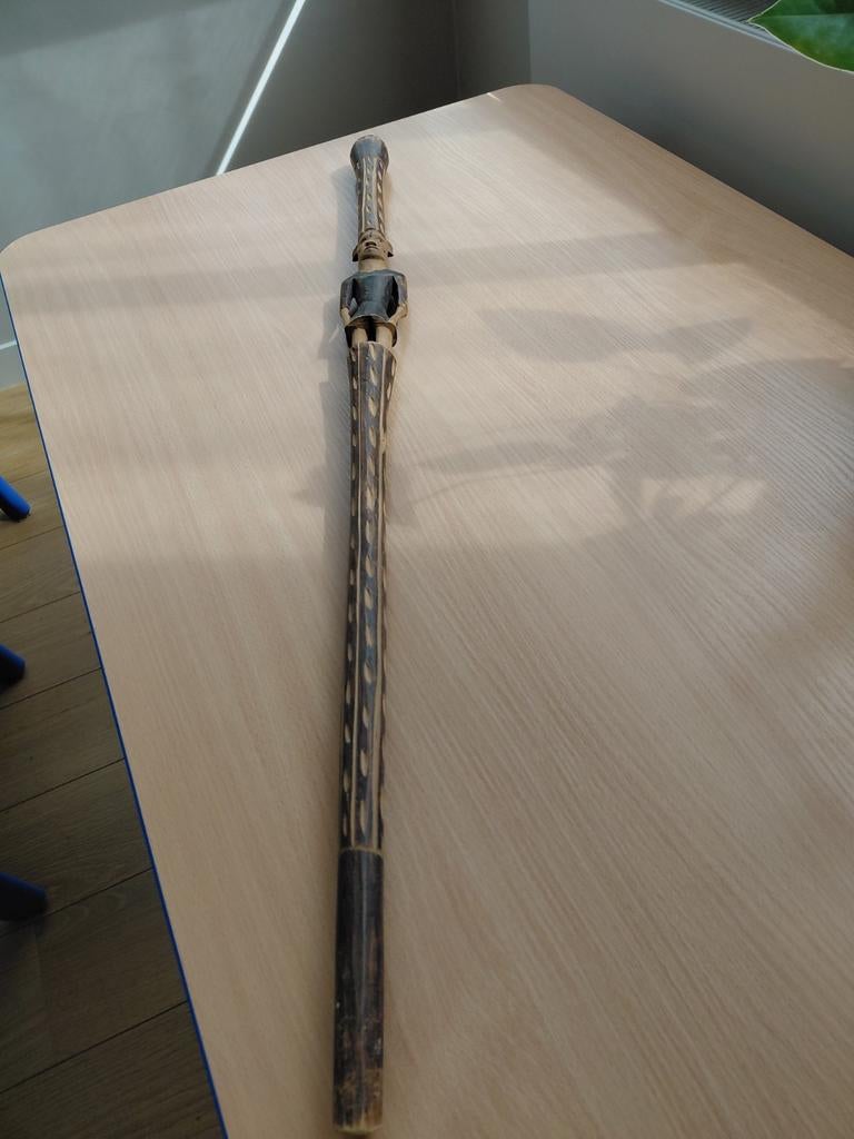 Wandelstok hout. Kuba stam, Ophalen