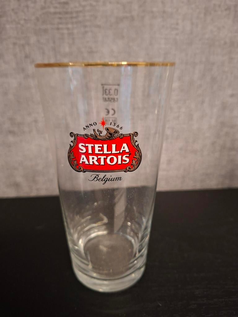 Verre Stella Artois 33 cl, Ophalen of Verzenden, Stella Artois