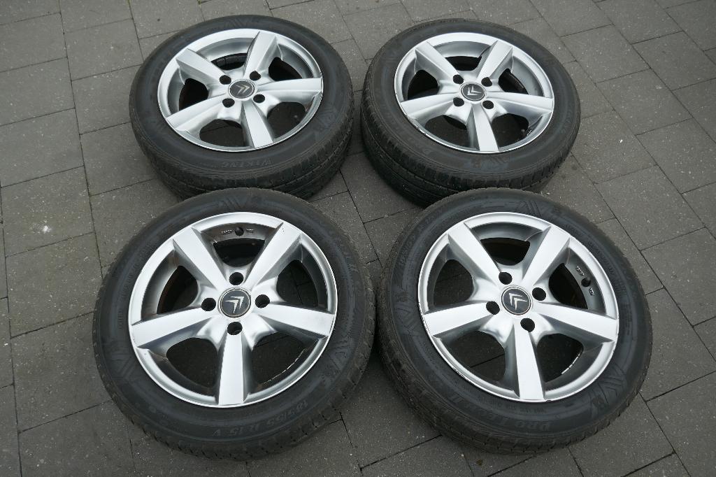 Velgen Citroen, Auto-onderdelen, Banden en Velgen, Ophalen, Gebruikt, 15 inch, Velg(en)