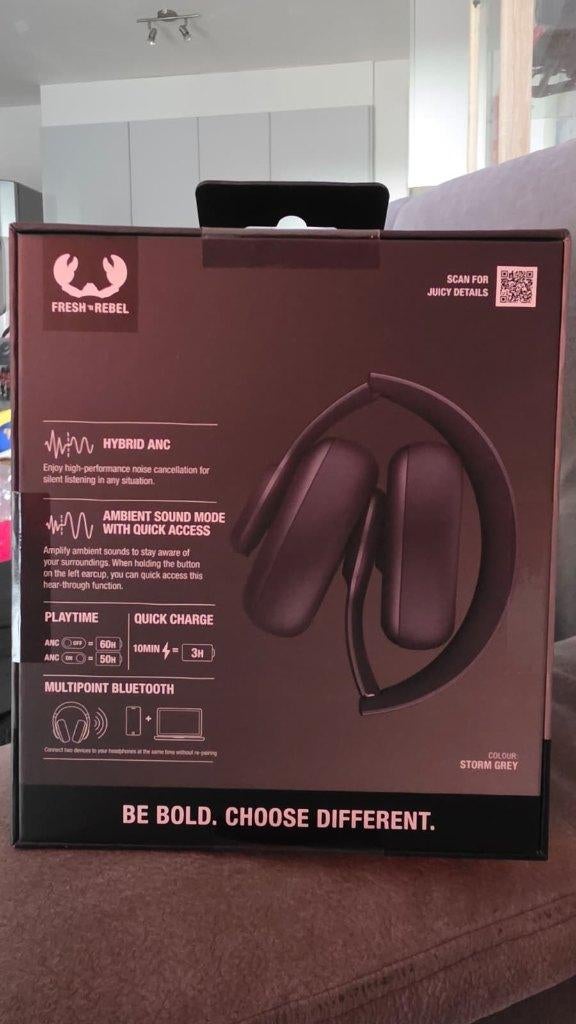 Fresh 'n Rebel Clam Ace - NIEUW & ongeopend., TV, Hi-fi & Vidéo, Casques audio, Enlèvement ou Envoi, Neuf, Circum-aural, Bluetooth