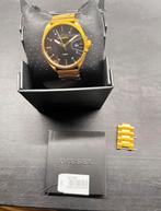 Diesel Herenhorloge DZ1865 – Goudkleurig, met originele doos, Handtassen en Accessoires, Horloges | Heren, Overige merken, Staal