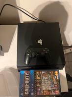 Ps4 pro + alle cables + 4 game disc, Enlèvement, Comme neuf, Pro