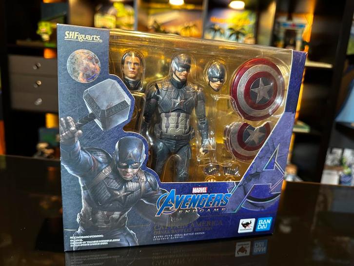 Het eindspel van S.H. Figuarts Captain America Final Battle, Verzamelen, Beelden en Beeldjes, Zo goed als nieuw, Ophalen of Verzenden