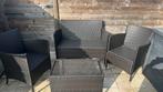 Tuinmeubelset 4 personen, Tuin en Terras, Ophalen, Rotan