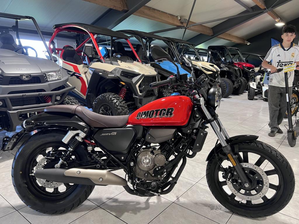 QJ Motor SRV 125, Motos, Motos | Marques Autre, Entreprise, Chopper, jusqu'à 11 kW, Enlèvement