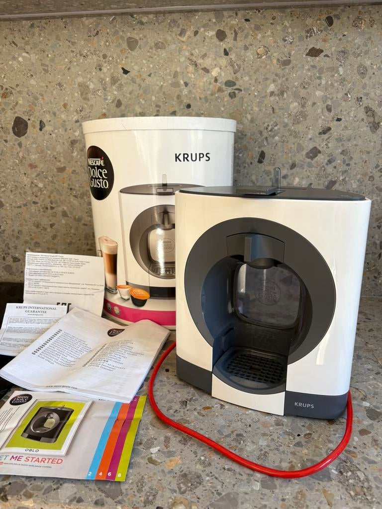 Koffiemachine Dolce Gusto Krups, Elektronische apparatuur, Ophalen, Koffiemachine, Zo goed als nieuw, Koffiepads en cups
