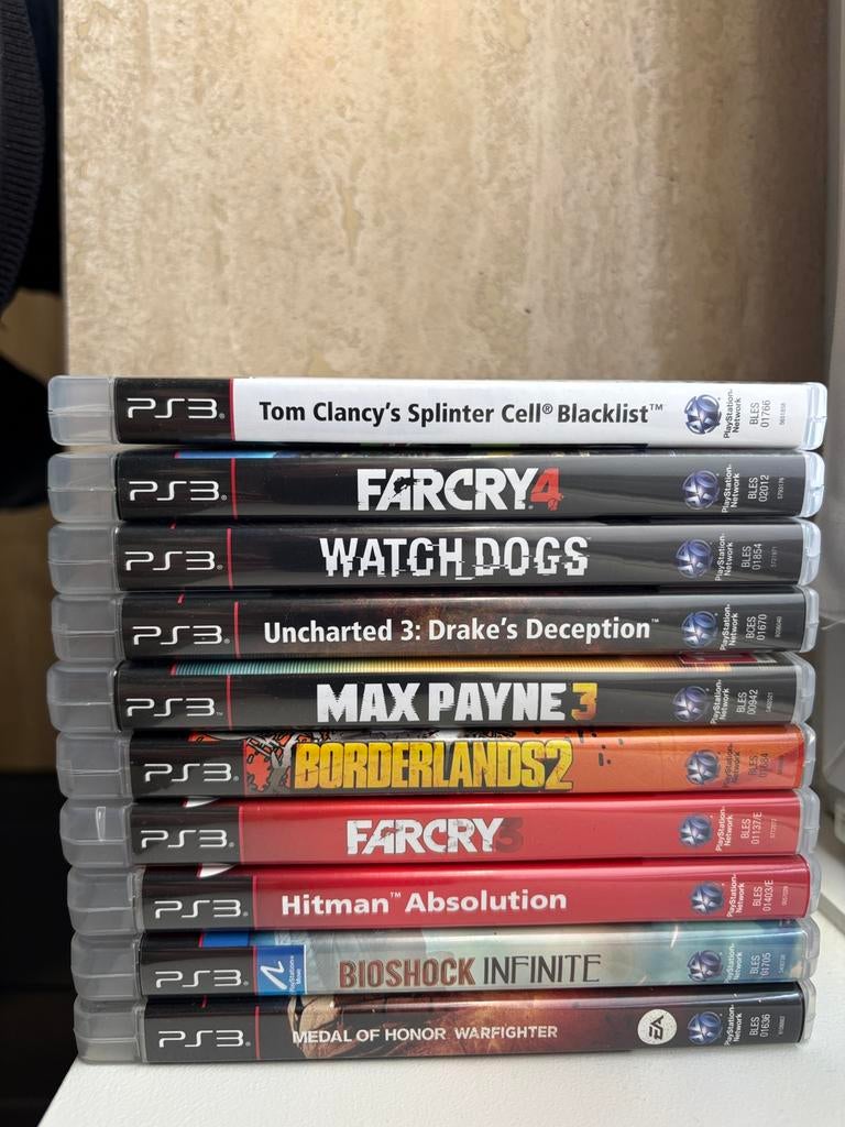 10 playstation 3 games, Ophalen, Zo goed als nieuw