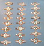 24 bagues cigares statue egyptien grec romain, Collections, Enlèvement ou Envoi, Utilisé, Bagues de cigare