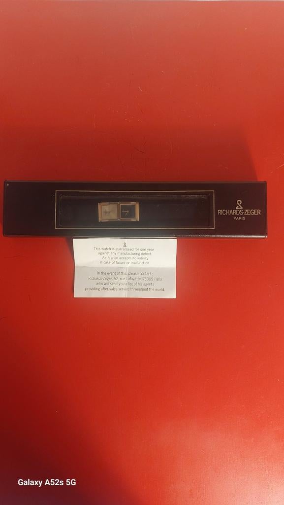 Montre pour femme RICHARD ZEGER, Paris., Bijoux, Sacs & Beauté, Montres | Femmes, Comme neuf, Montre-bracelet, Autres matériaux