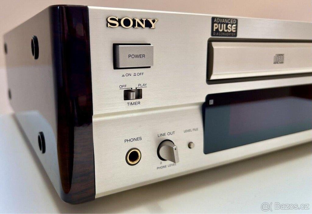 Sony CDP-X559 ES CD speler in champagne kleur, Ophalen of Verzenden, Gebruikt, Sony