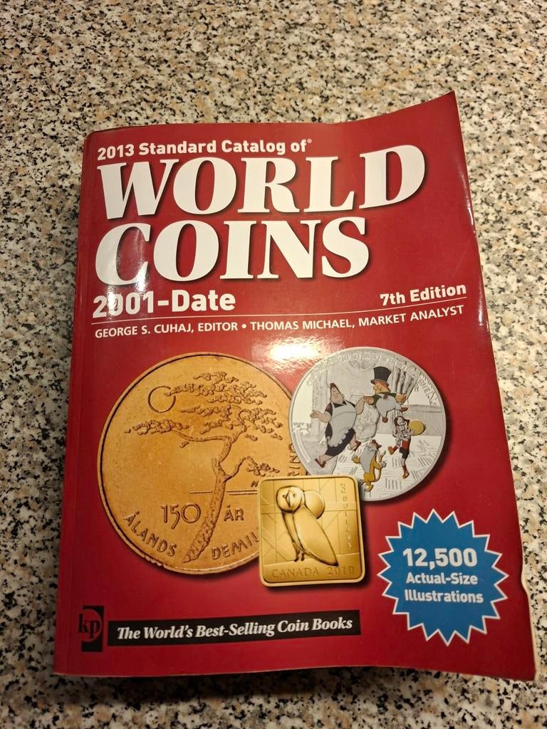 Wereldmunten catalogus nog zo goed als nieuw, Enlèvement