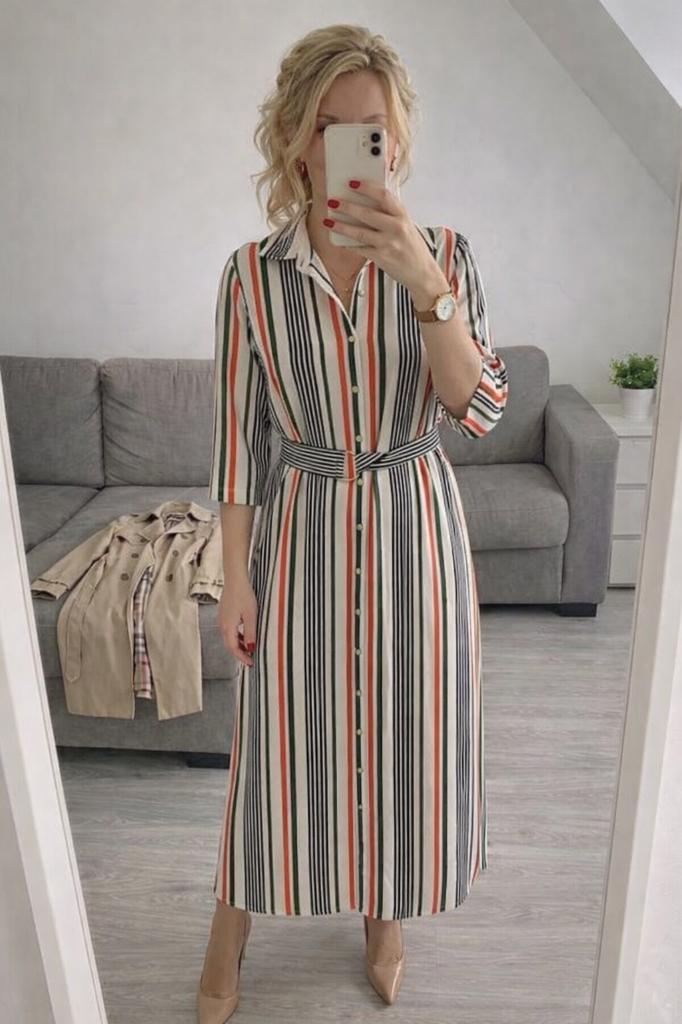 Lange jurk K-Design xl (valt ruim), Kleding | Dames, Jurken, K-design, Overige kleuren, Verzenden, Maat 46/48 (XL) of groter