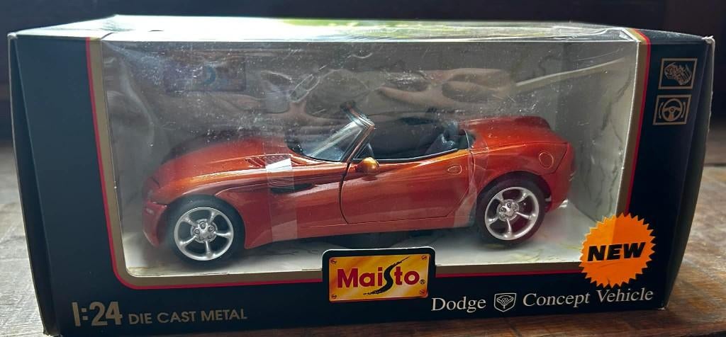 NIEUW burago Dodge concept, Verzenden, Nieuw, Auto, Burago