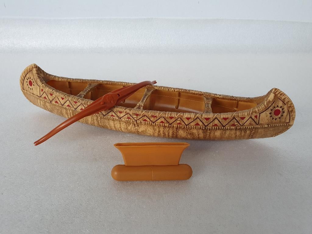 Big Jim / Karl May: Indian Canoe / Kano (Mattel, 1975), Verzamelen, Speelgoed, Gebruikt, Ophalen of Verzenden