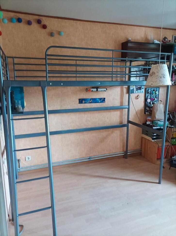 hoogslaper, Huis en Inrichting, Slaapkamer | Stapelbedden en Hoogslapers, Zo goed als nieuw, Hoogslaper, 90 cm, 200 cm, Eenpersoons