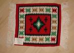 KELIM ROOD GROEN KLEED 50x50 cm NIEUW, Ophalen of Verzenden, Nieuw