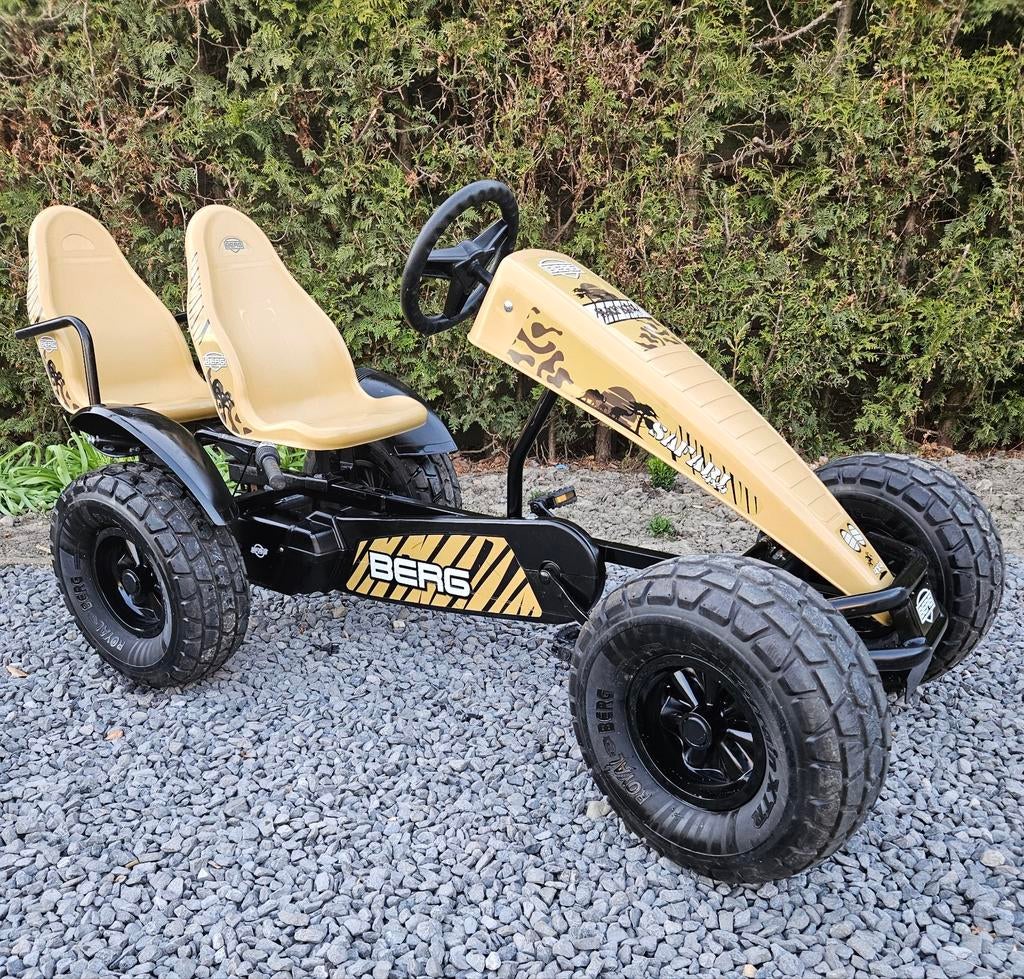 Berg go-cart Safari met versnellingen en Duo zitje, Kinderen en Baby's, Speelgoed | Buiten | Skelters, Zo goed als nieuw, Berg