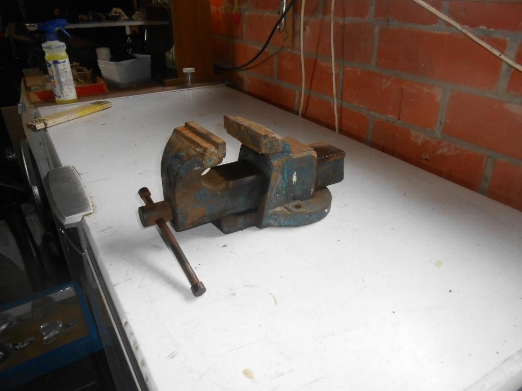 bankschroef, Enlèvement, Utilisé, 70 à 120 cm, Étau