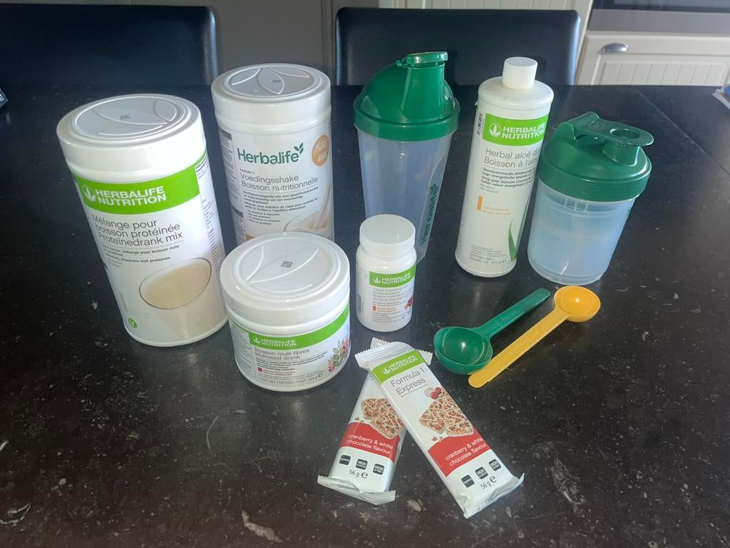 Herbalife pakket, Ophalen, Gebruikt, Poeder of Drank