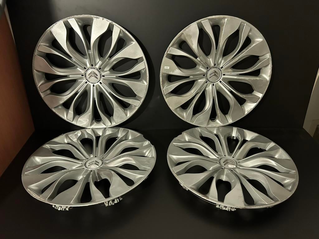 4 originele Citroën C3, C4, Berlingo 16" wieldoppen, Ophalen of Verzenden, Gebruikt