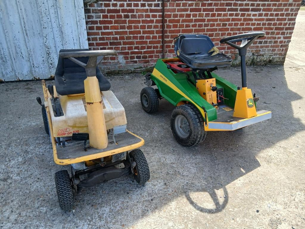 2 zitmaaiers, Ophalen, Opvangbak