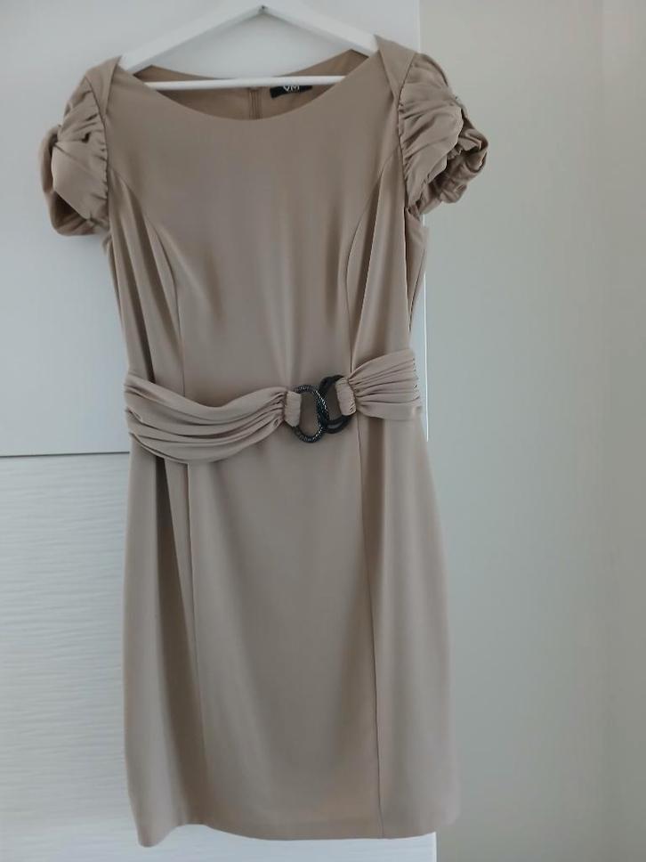 coctail- of feestjurk Vera Mont, Kleding | Dames, Gelegenheidskleding, Beige, Ophalen of Verzenden