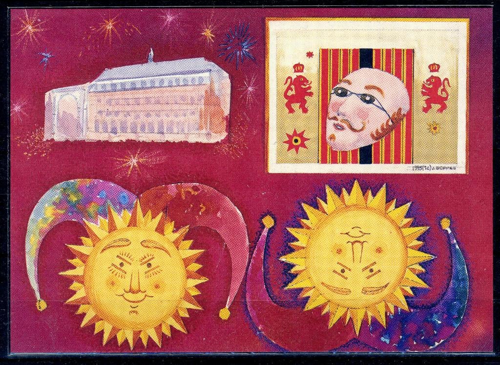 (B) NA1-NL 1995 - Internationaal Carnaval Binche, Ophalen of Verzenden, Postfris, Postfris