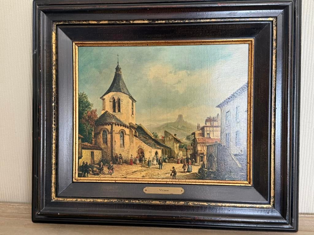 Landelijk schilderij op doek, Antiek en Kunst, Ophalen