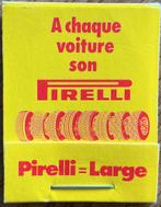 Boîte d'allumettes PIRELLI, Collections, Enlèvement ou Envoi, Comme neuf, Emballage