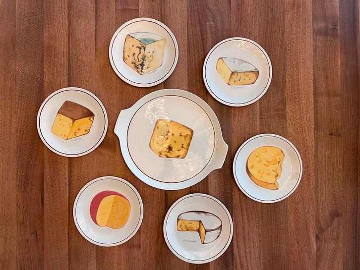 Service Villeroy & Boch - 6 borden en serveerschaal, Huis en Inrichting, Keuken | Servies, Bord(en), Porselein, Ophalen of Verzenden