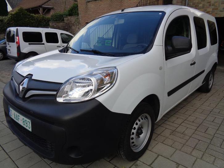 Renault Kangoo 1,5dci Maxi Euro 6 Pret immat *5.776+TVA*, Auto's, Bestelwagens en Lichte vracht, Bedrijf, Te koop, ABS, Airbags