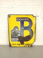Emaille bord Cichorei de Beukelaar 1939, Verzamelen, .., Reclamebord, ., Ophalen of Verzenden